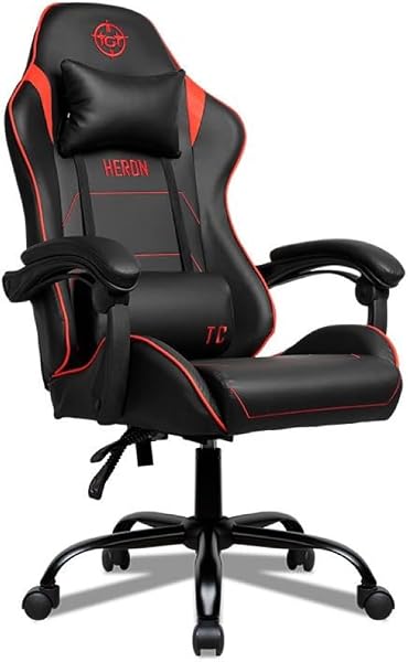 Cadeira Gamer TGT Heron TC Preta e Vermelha