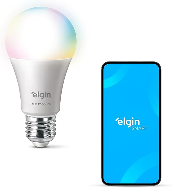 Lâmpada Inteligente Smart Color Elgin